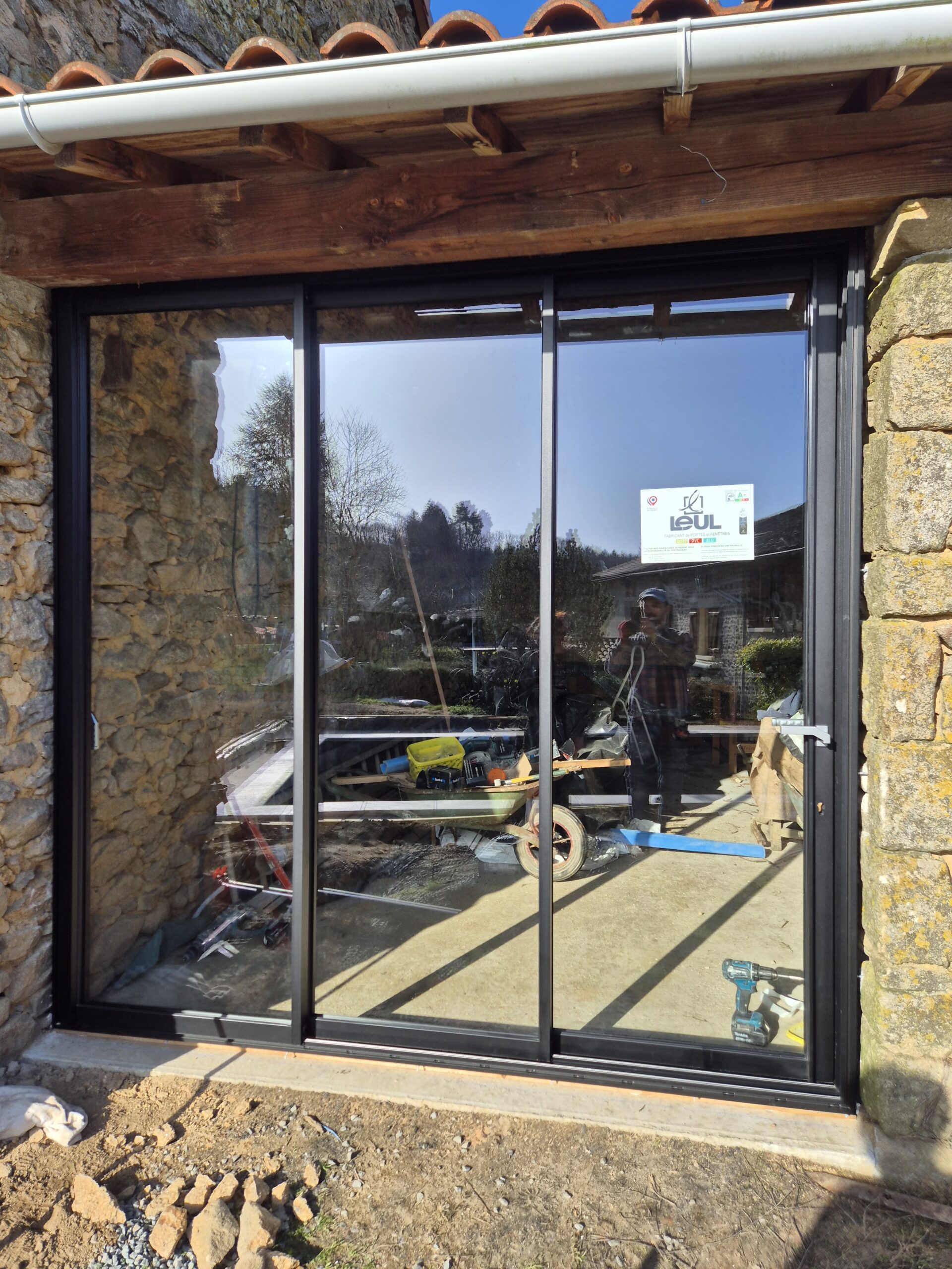 Baie vitrée coulissante