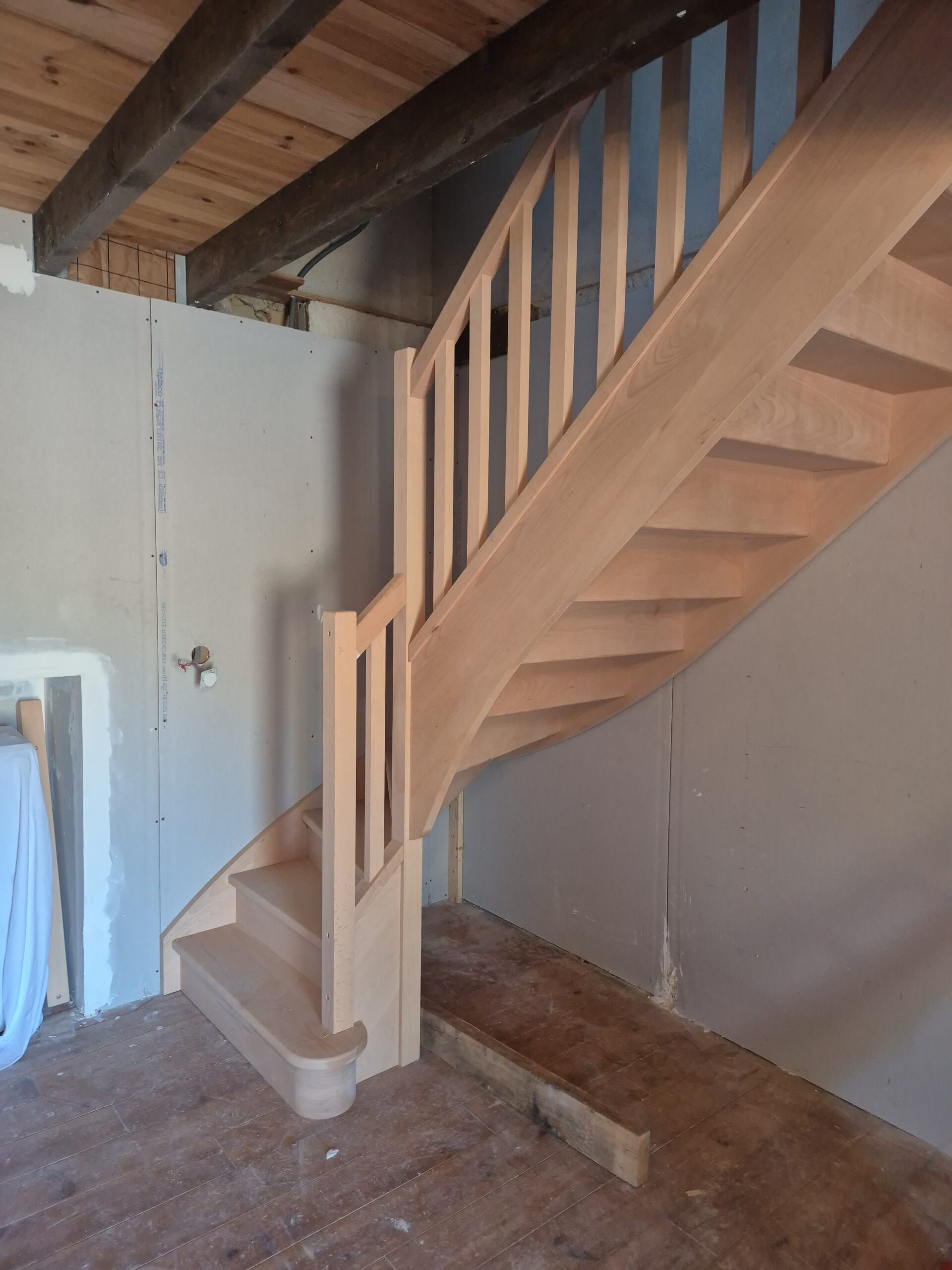 Escalier en bois